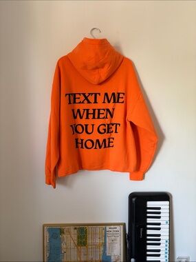 LONELY GHOST ‘TEXT ME WHEN YOU GET HOME’ HOODIE